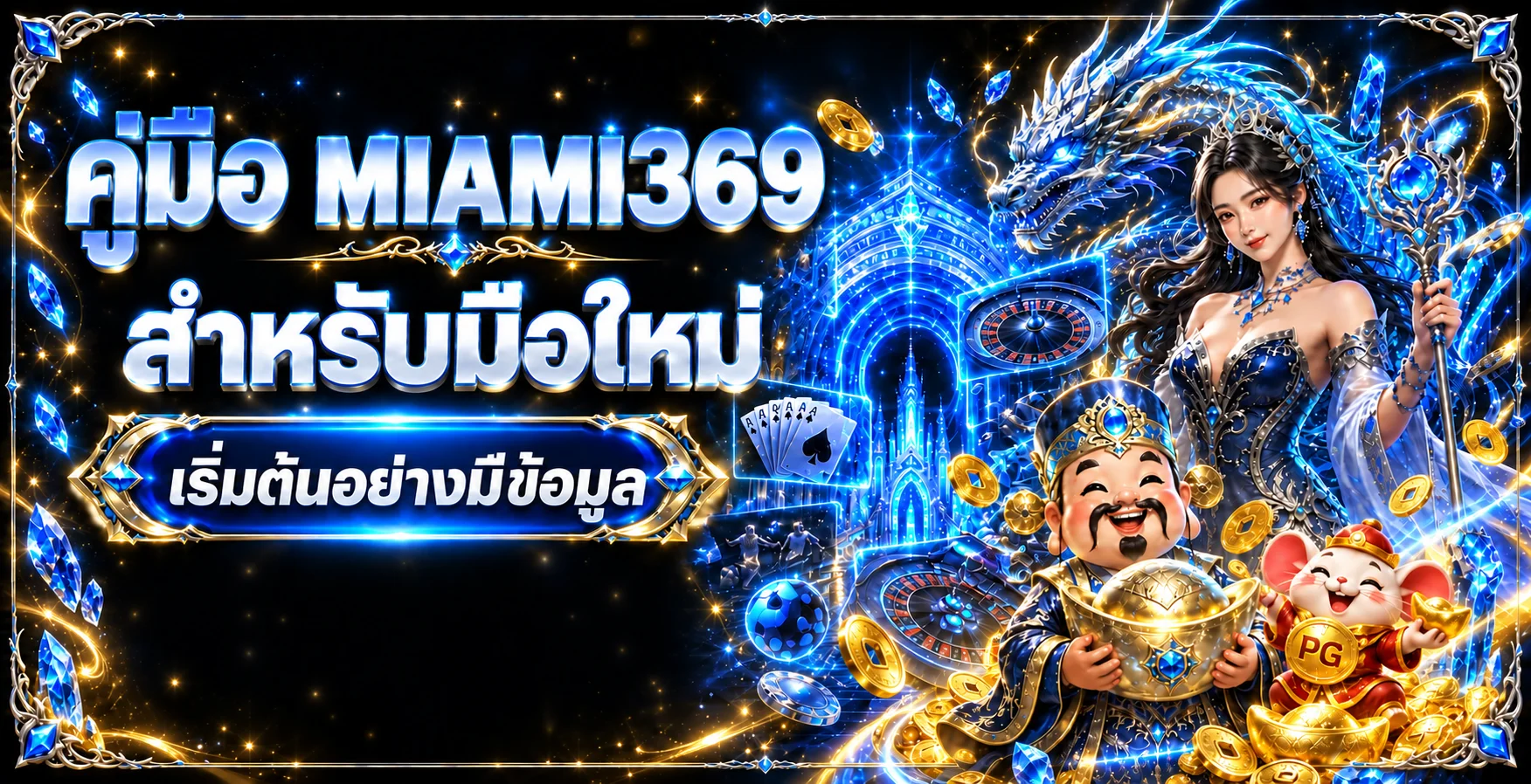 MIAMI369 คู่มือมือใหม่ ทางเข้า สมัคร และทดลองเล่น